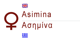 female greek name asimina