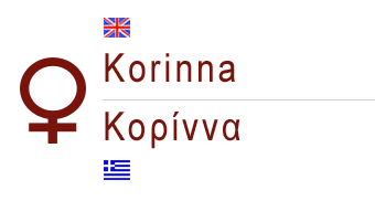 female greek name korinna