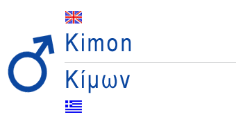 Kimon male greek name