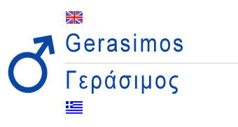 male greek name gerasimos