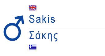 male Greek name Sakis